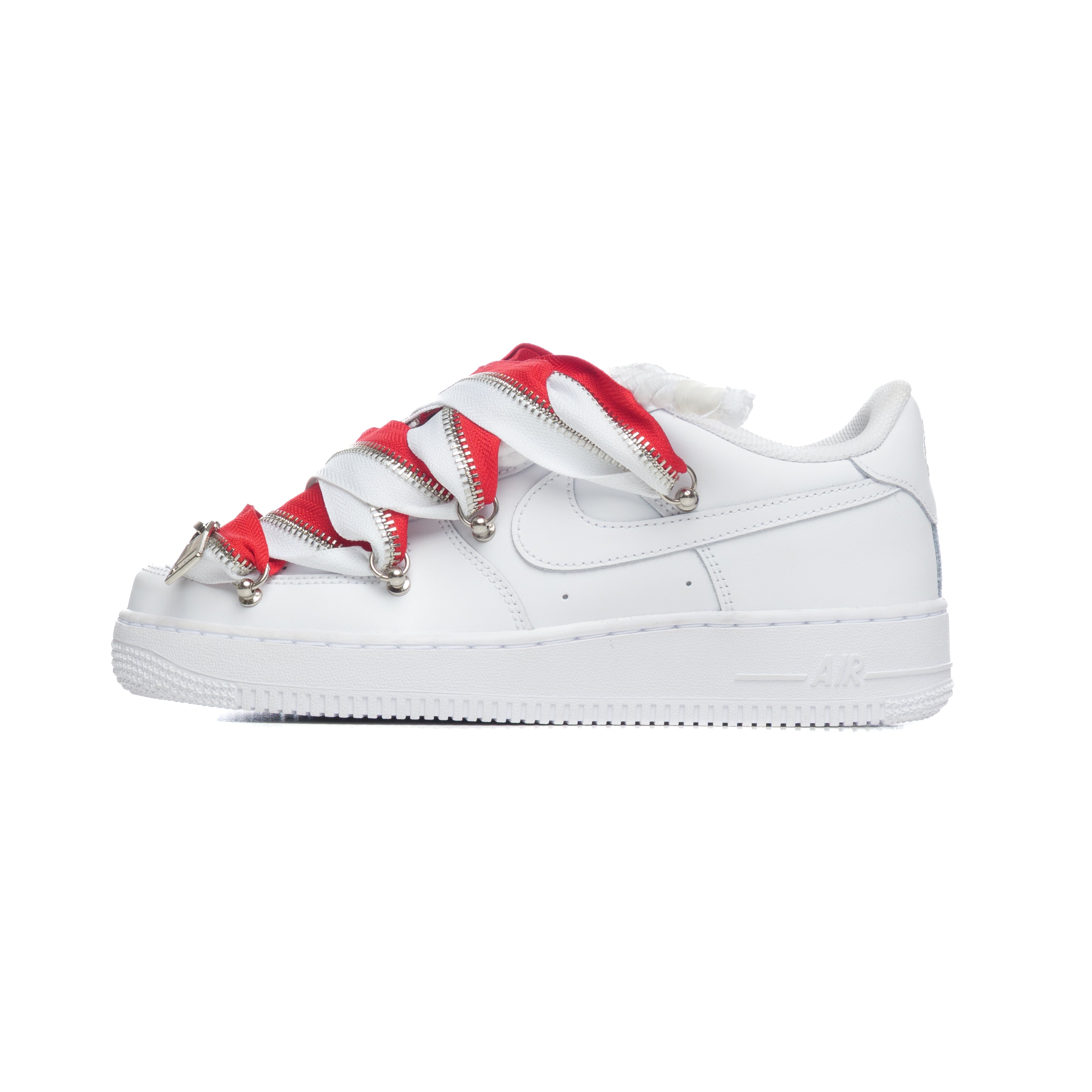 Snezed AF1 WHITE- ZIP BIOCOLOR WHITE&RED