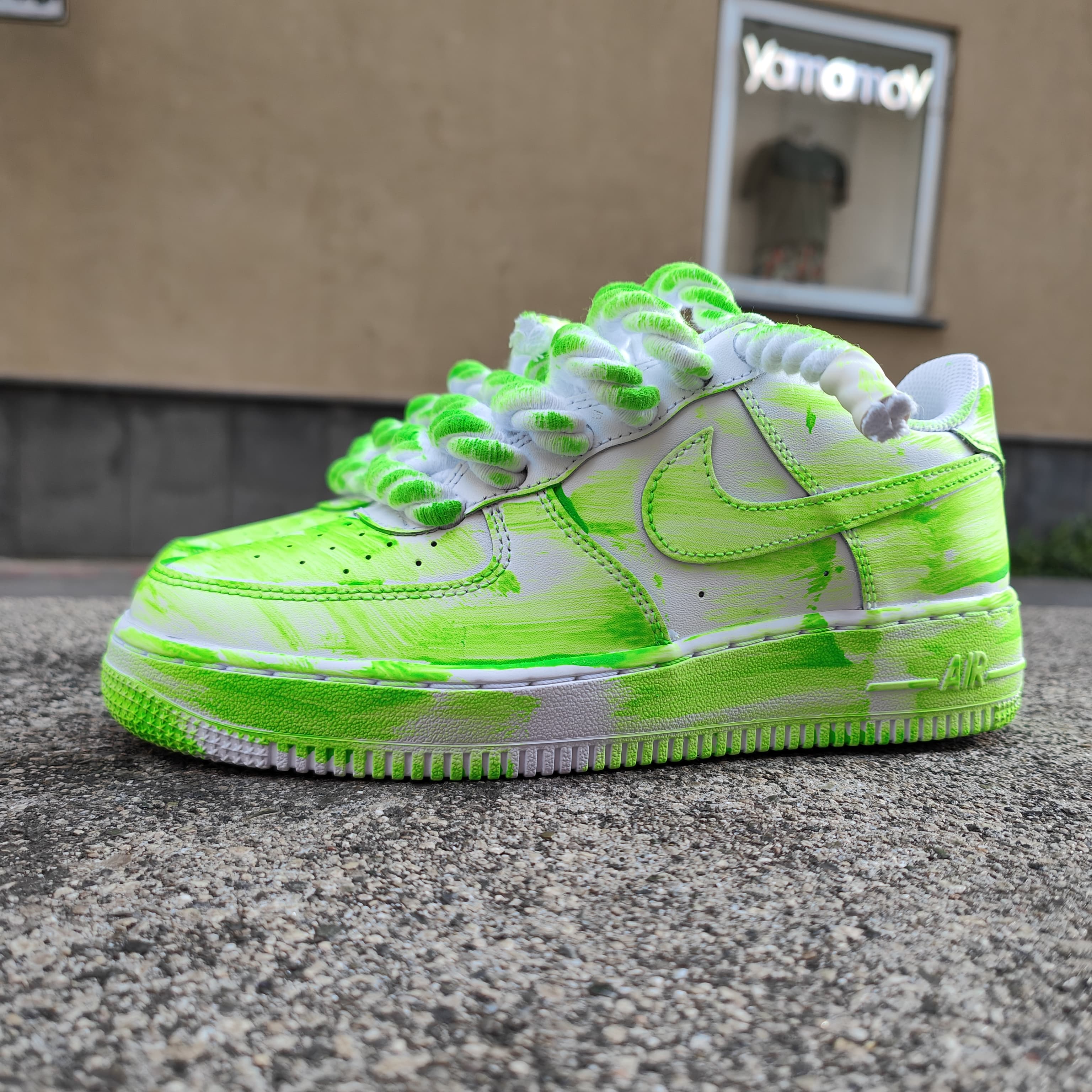 Snezed AIR FORCE ROPEURBAN DRIP TOXIC GREEN