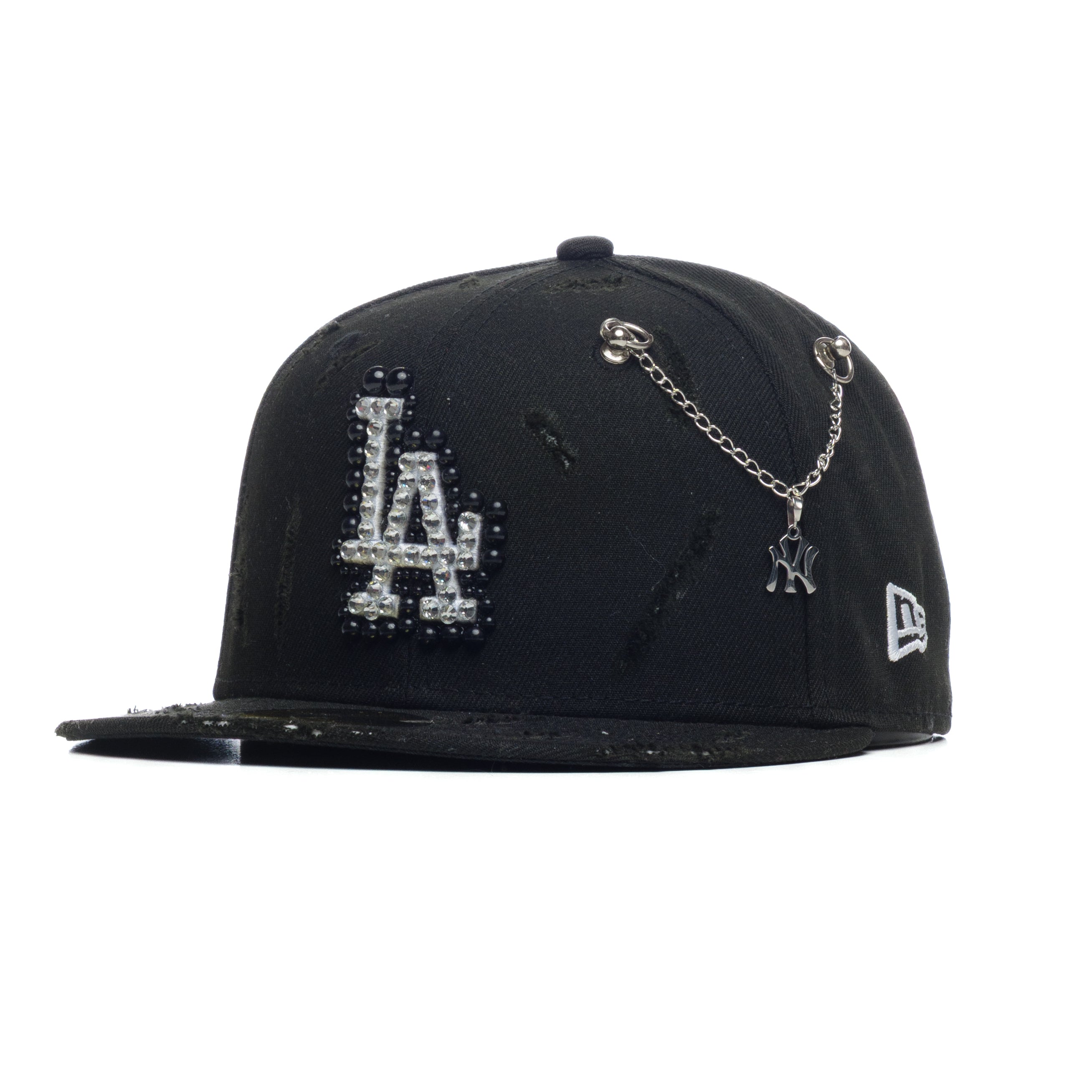 Snezed CAP CUSTOM NEW ERA- LA SILVER CROWN