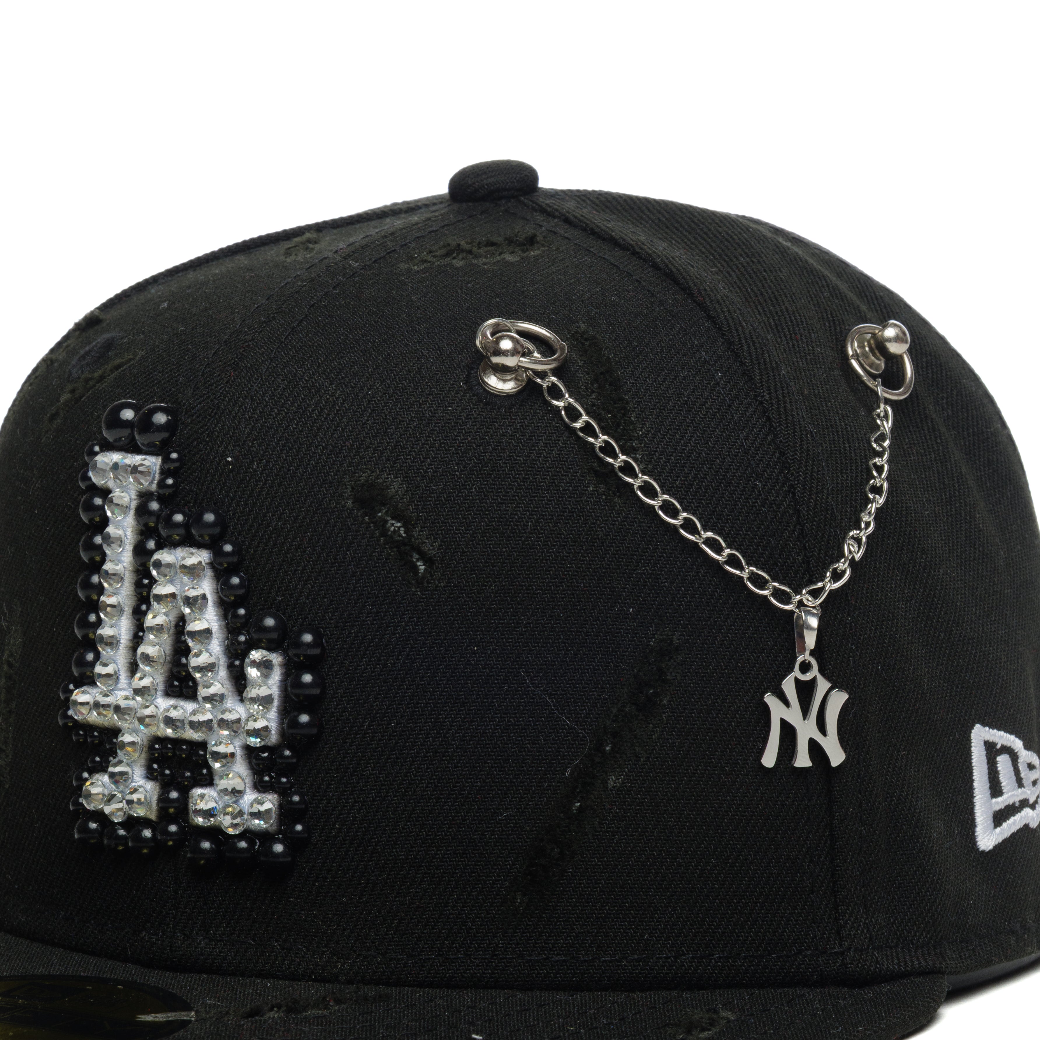 Snezed CAP CUSTOM NEW ERA- LA SILVER CROWN