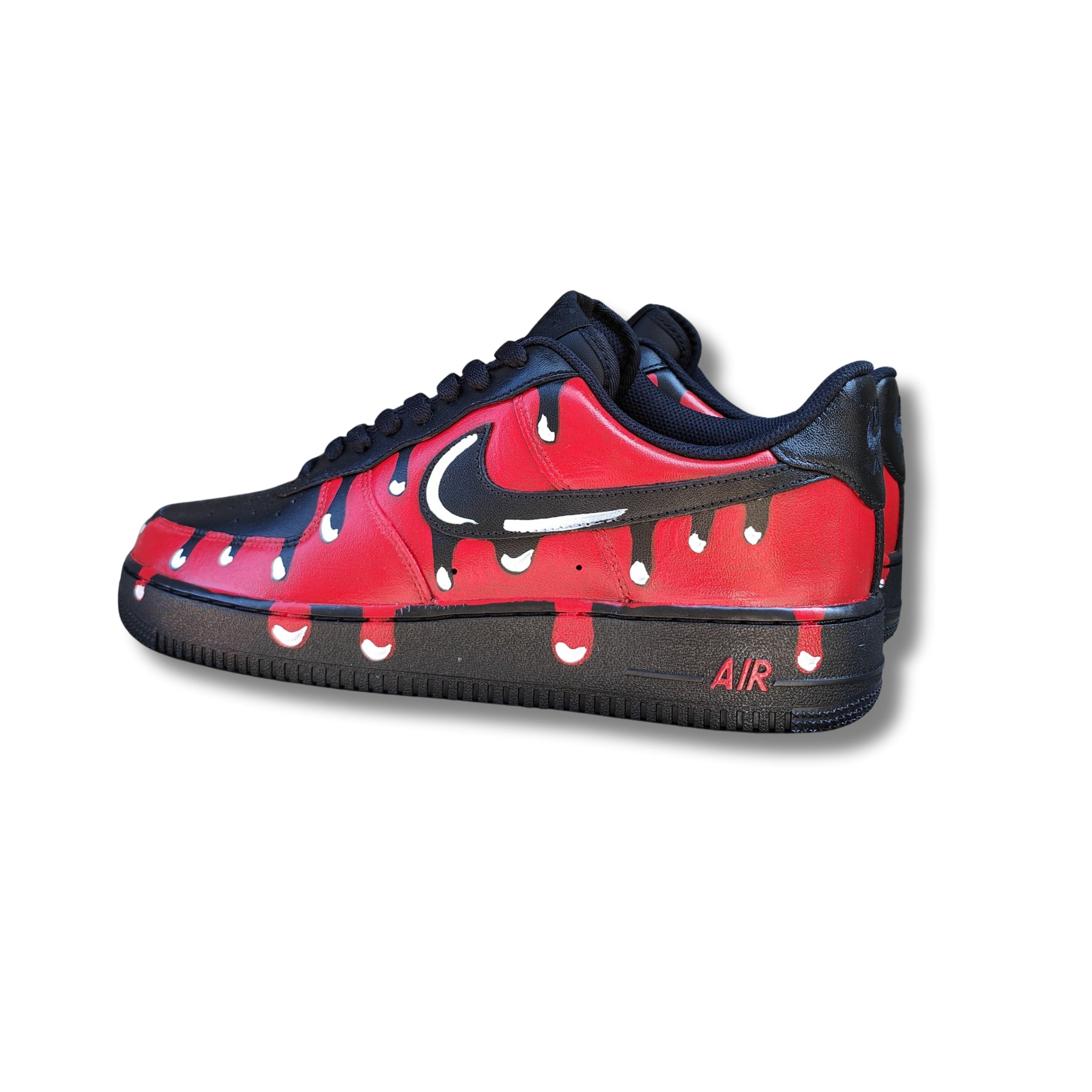 Snezed NIKE AIR FORCEROPE RED VENOM
