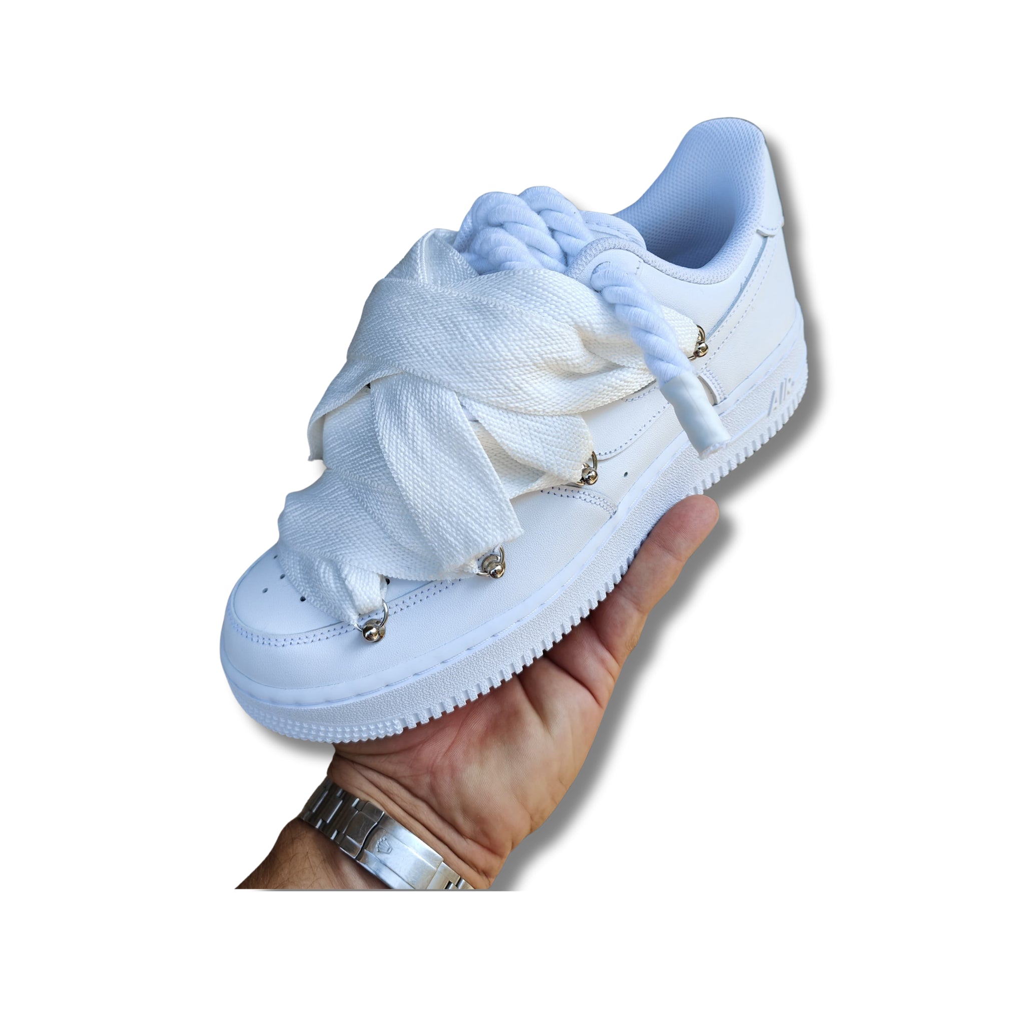 Snezed NIKE AIR FORCEROPE TRIPLE LANVIN TITAN LACE