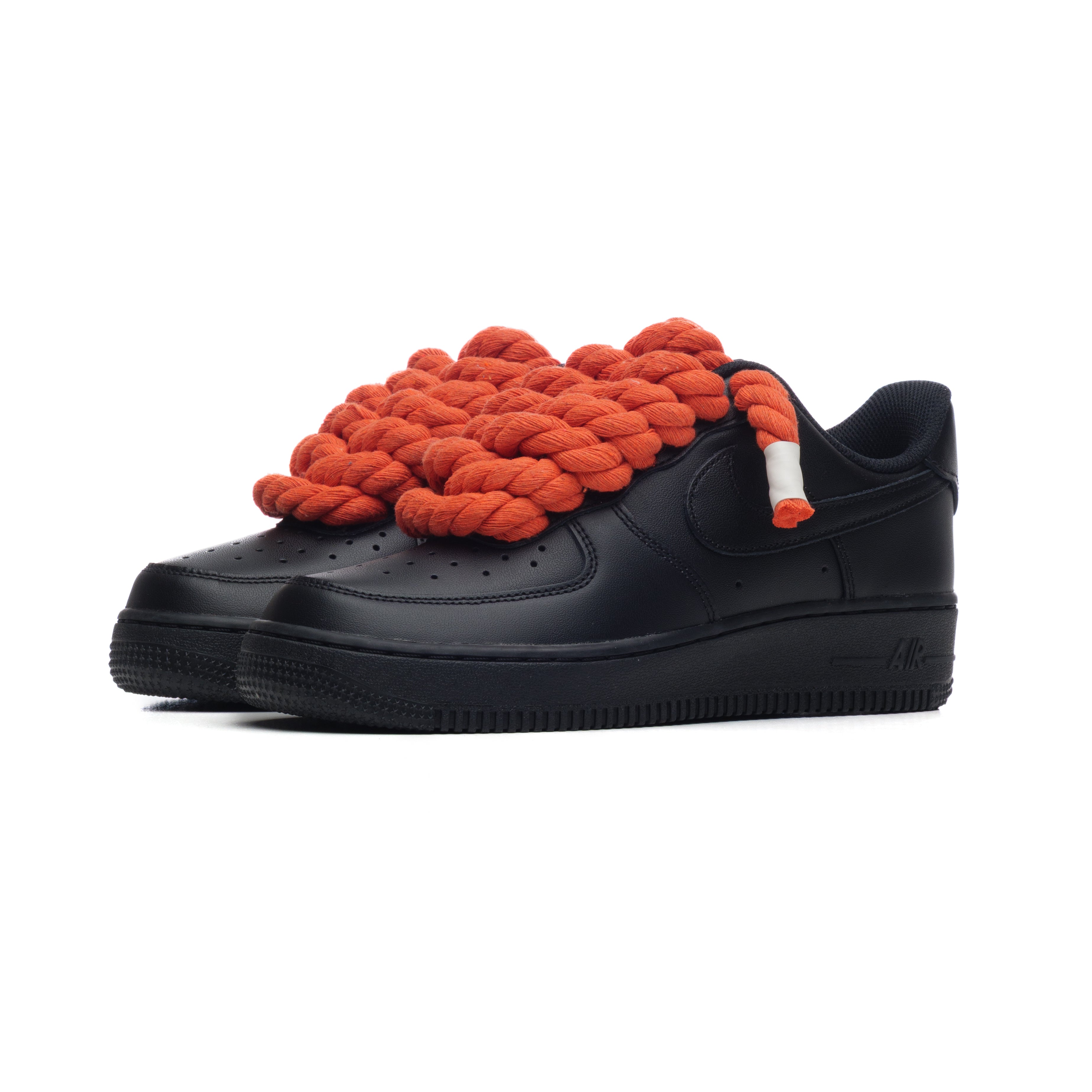 Snezed NIKE AIR FORCE 1 BLACK ROPE LACES- ORANGE