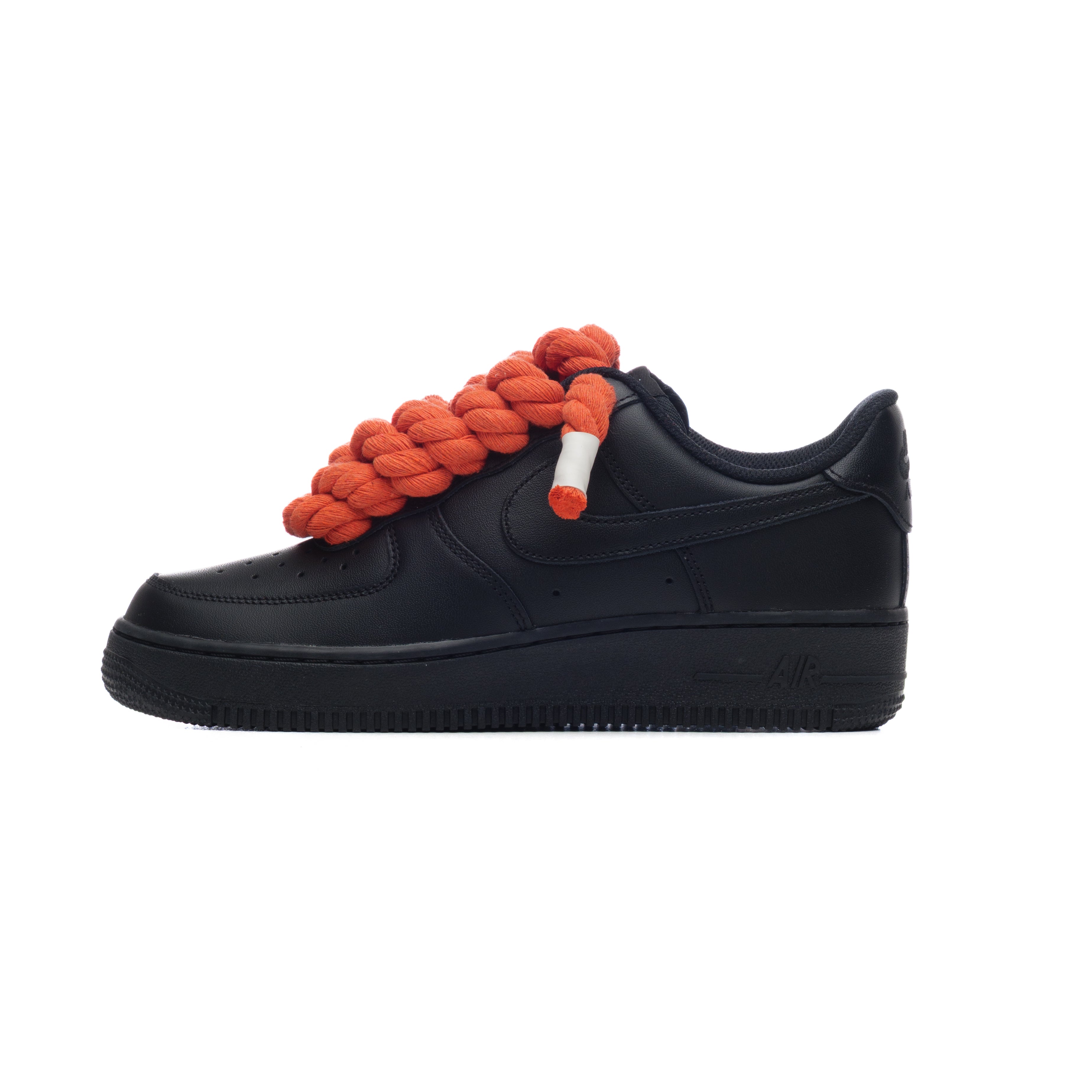 Snezed NIKE AIR FORCE 1 BLACK ROPE LACES- ORANGE