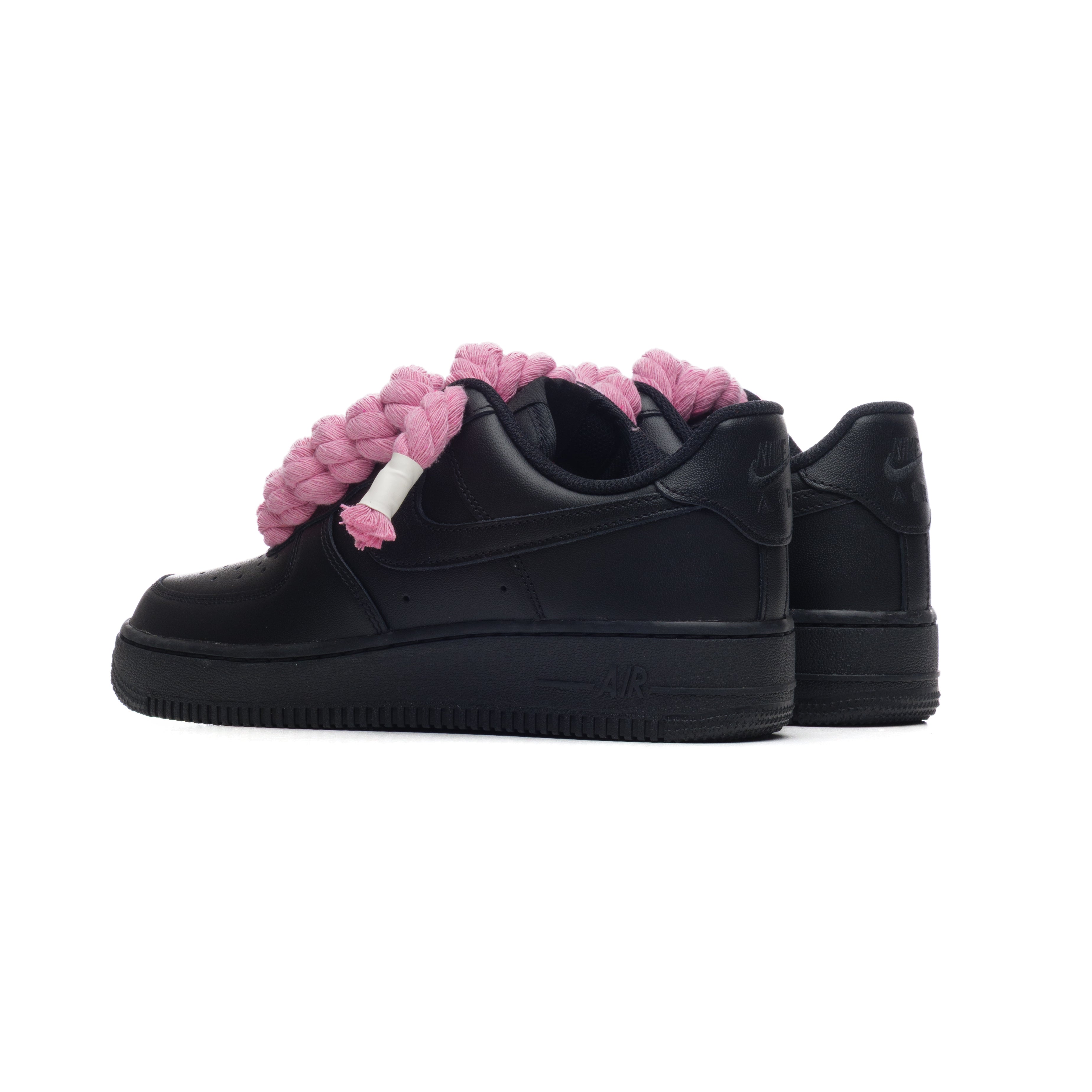 Snezed NIKE AIR FORCE 1 BLACK ROPE LACES- ROSA