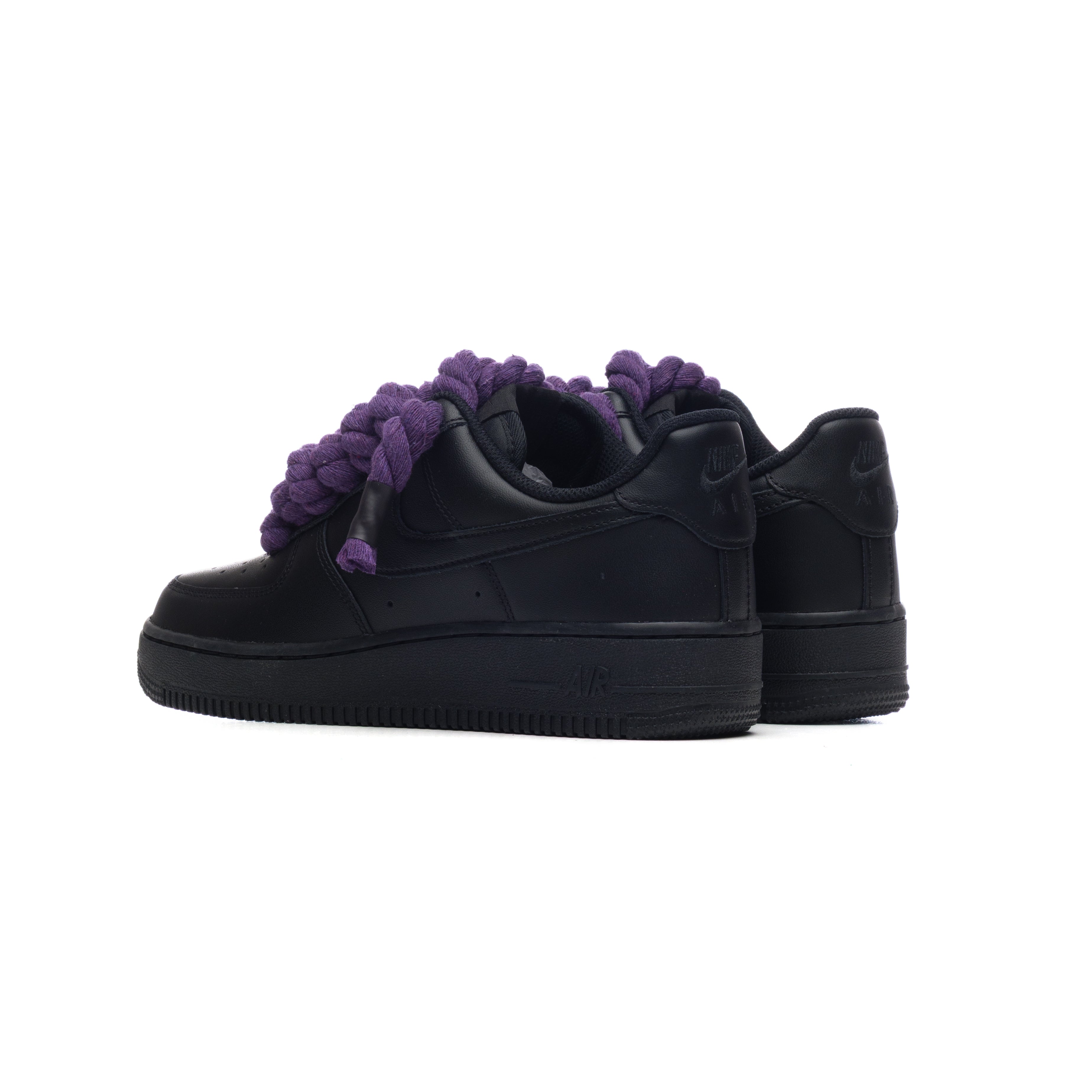 Snezed NIKE AIR FORCE 1 BLACK ROPE LACES- VIOLA