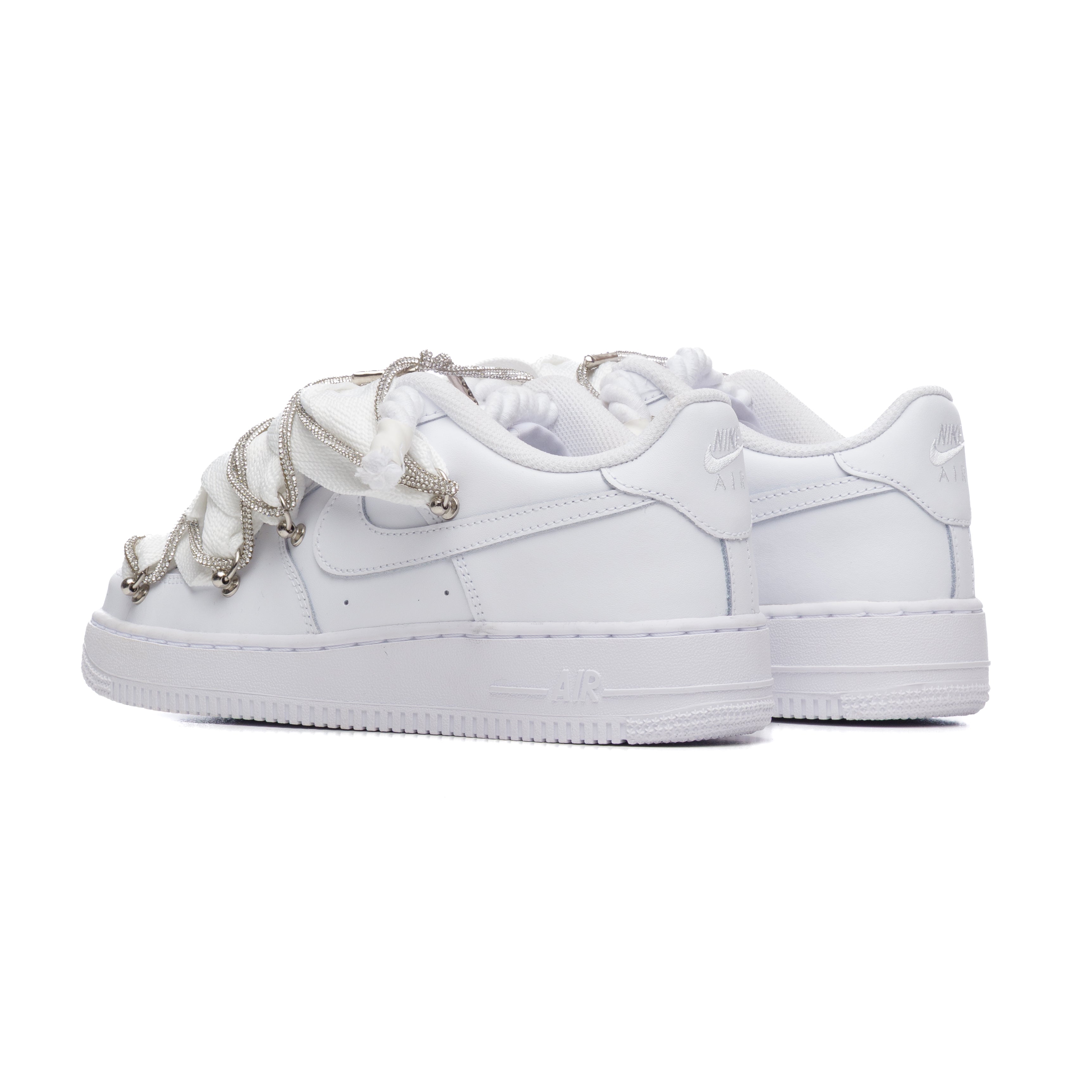 Snezed NIKE AIR FORCE 1 ROPE LACES- LUXURY TOTAL WHITE