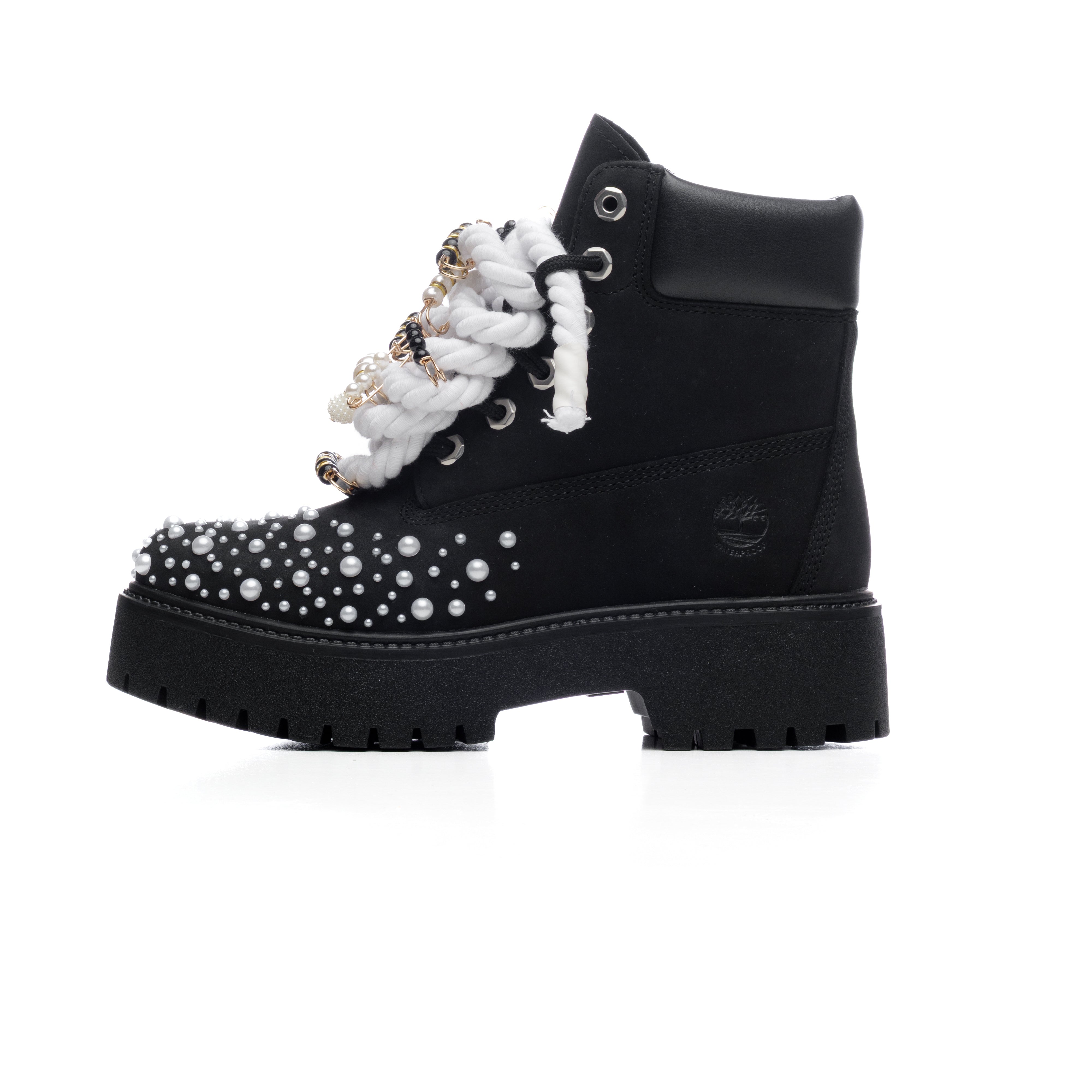 Snezed TIMBERLAND PREMIUM PLATFORM- PEARL ATTITUDE BLACK EDITION
