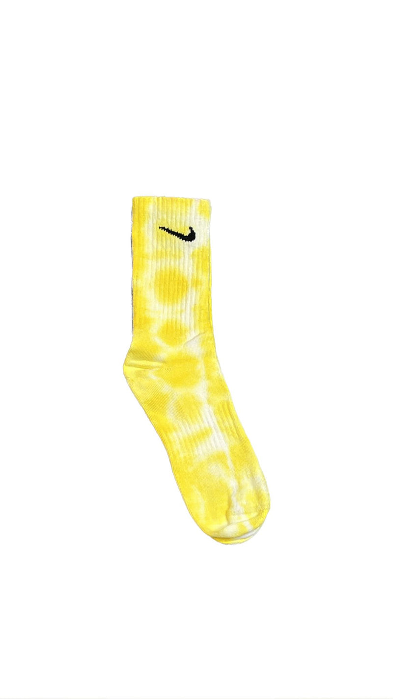 CALZINI NIKE TIE-DYE CUSTOM UNISEX AMARILLO