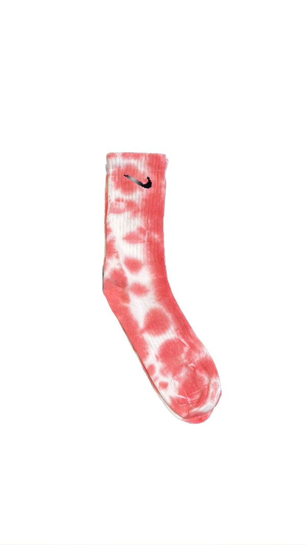 CALZINI NIKE TIE-DYE CUSTOM UNISEX DIE RED