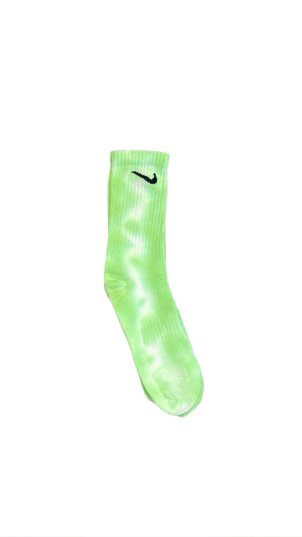 CALZINI NIKE TIE-DYE CUSTOM UNISEX NEON VERDE