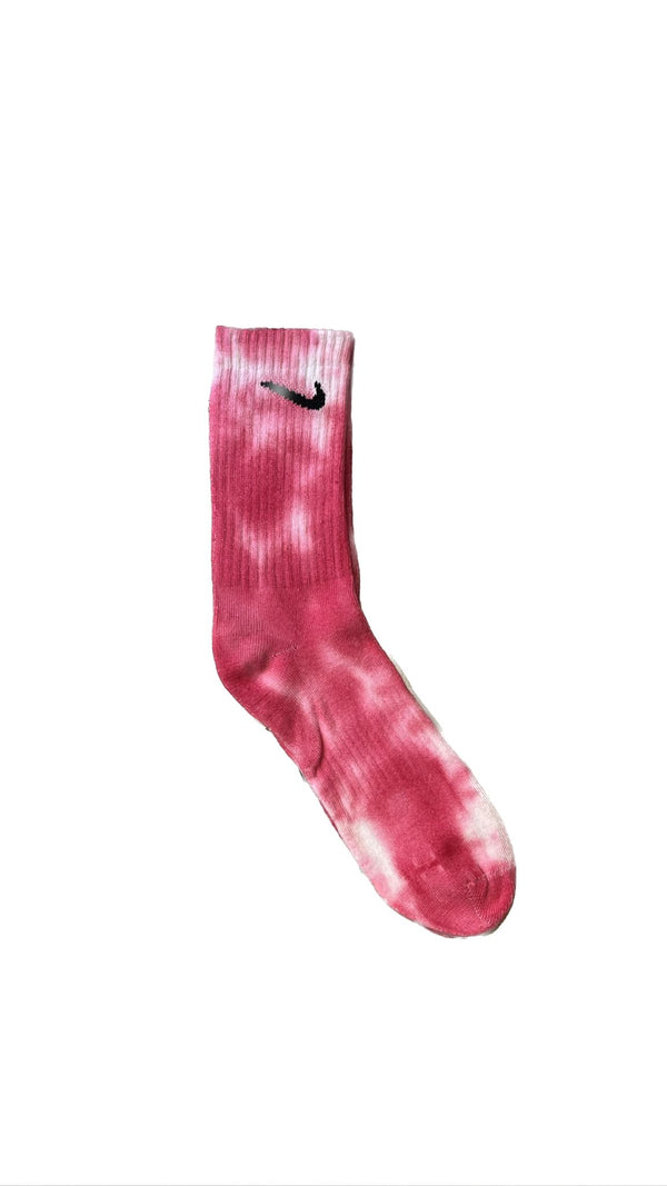 CALCETINES NIKE TIE-DYE CUSTOM UNISEX ROSEN ROT