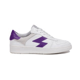 Kyoto Basket low blanco y morado para mujer